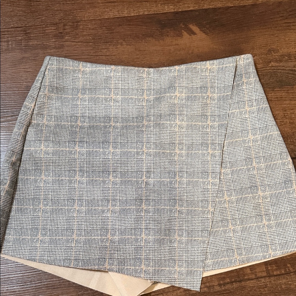 Plaid Skort